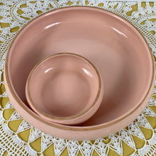 Load image into Gallery viewer, vintage home decor pink ceramic chip and dip platter
