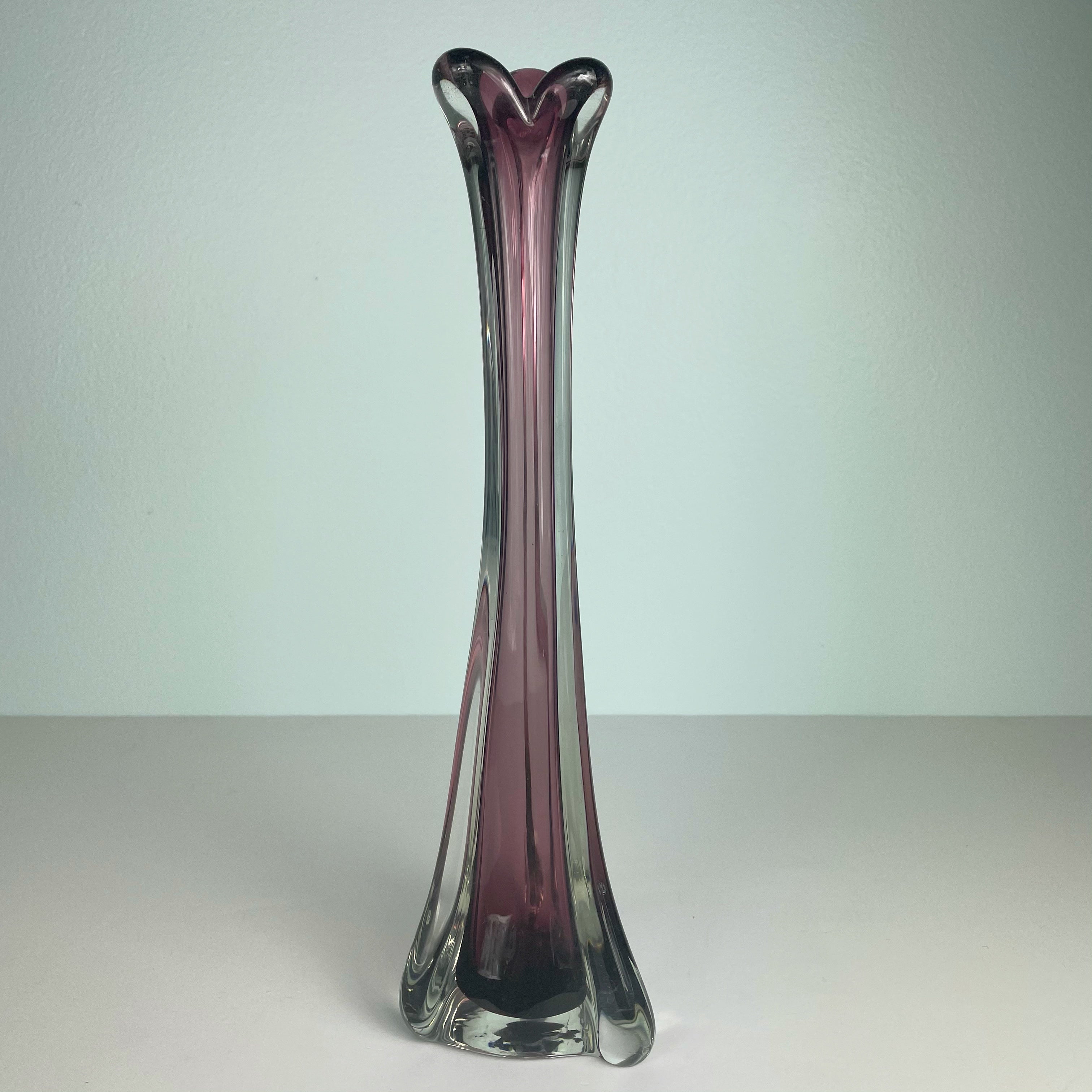 purple murano glass vase – old soul goods