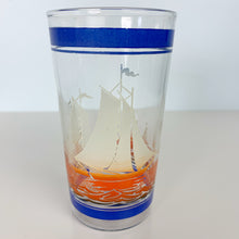 Load image into Gallery viewer, vintage home decor sail boat glassware
