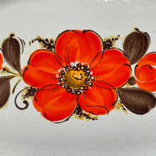 Load image into Gallery viewer, vintage home decor showpans floral platter
