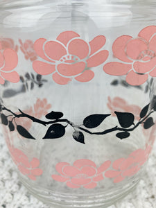 vintage home decor vintage kitchen pyrex pink floral pitcher