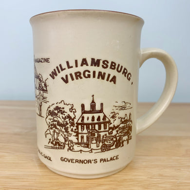 vintage home decor williamsburg mug